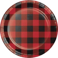Moose Party Supplies and Decorations Includes Moose Birthday Banner Buffalo Plaid Moose Party Plates and Napkins Cups for 16 People Perfect Lumberjack Birthday Party Decorations and Lumberjack Birthday Party Supplies! Tablecloth and Centerpiece